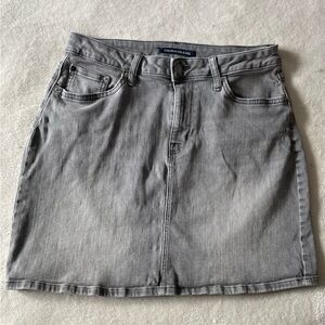 Calvin Klein | Vintage Light Gray Denim Skirt